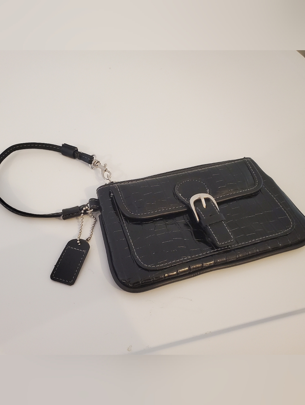 Avon Vintage Buckle Wristlet Mini Purse